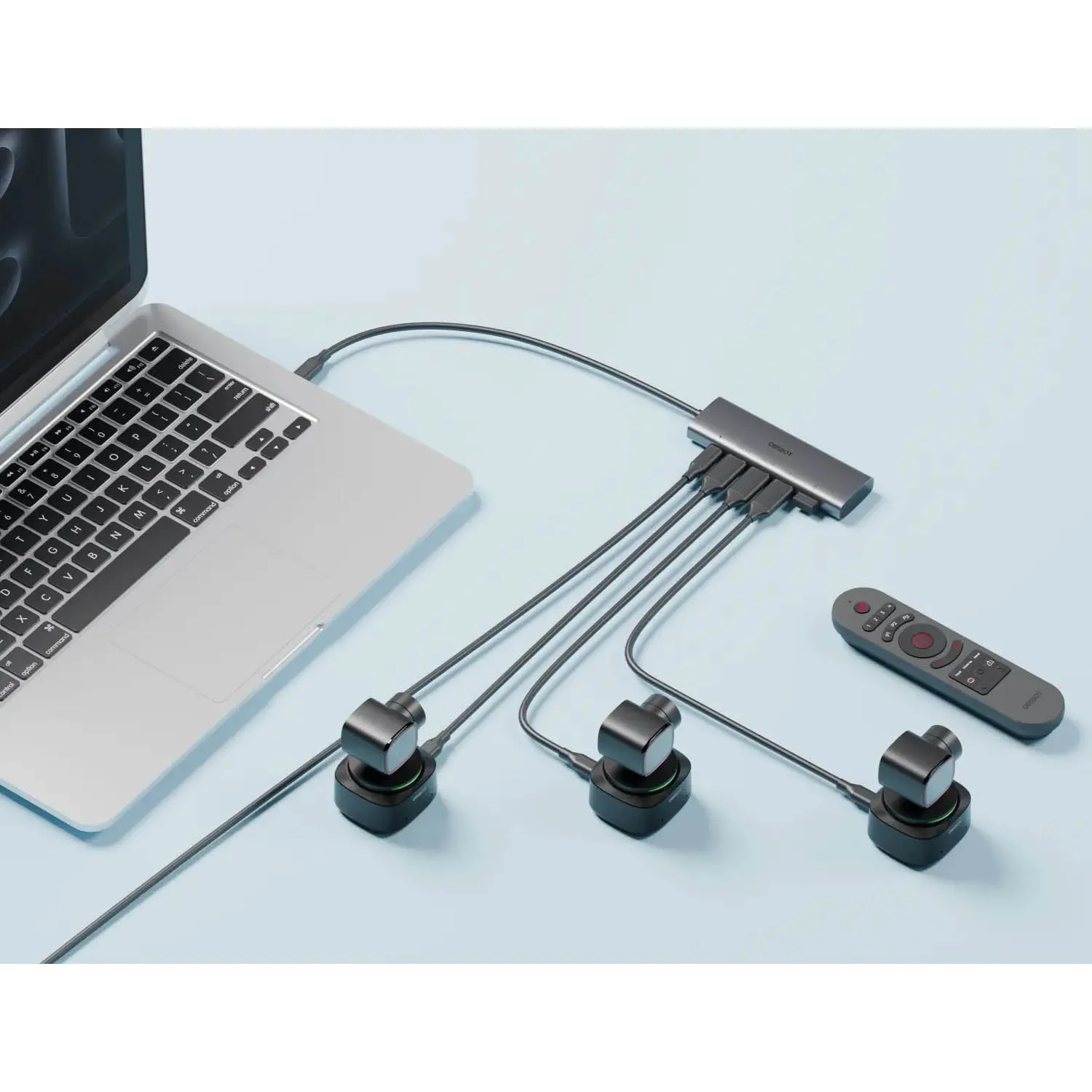 3-in-1 USB 3.0 Hub for OBSBOT Tiny 2 Cameras