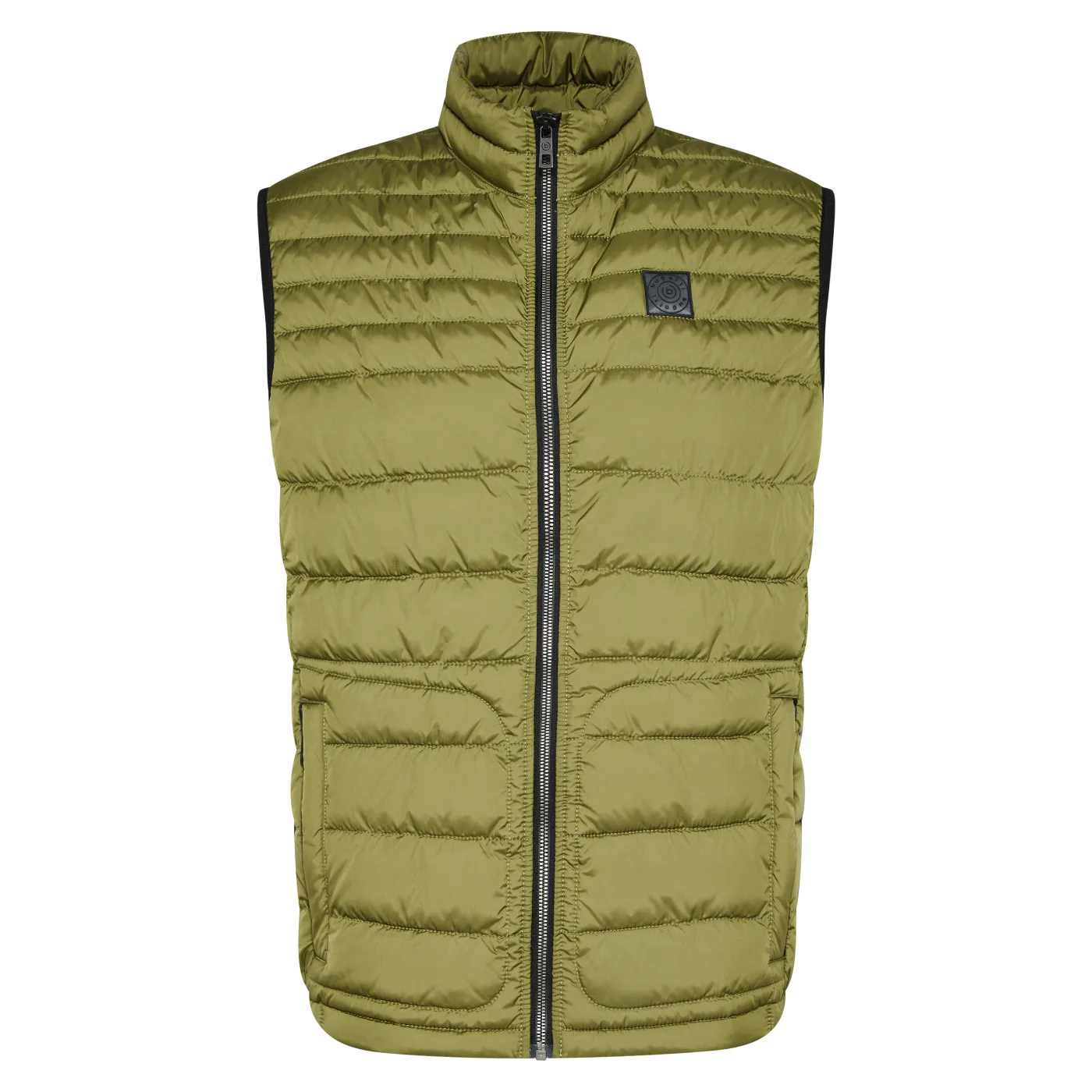 Bugatti Lightweight Gilet | Green / Navy / Stone