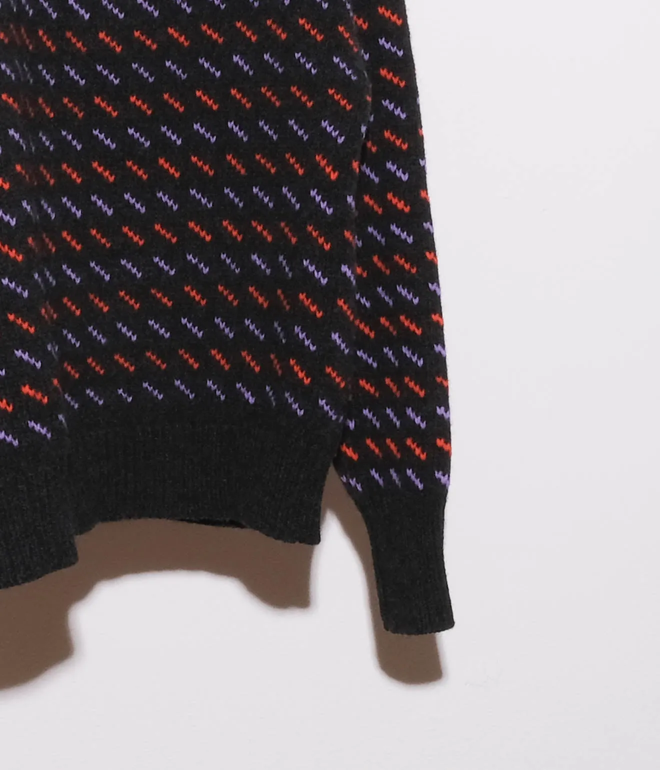 Corgi for Lakewood Clothing "Birdseye Sweater" (Charcoal)