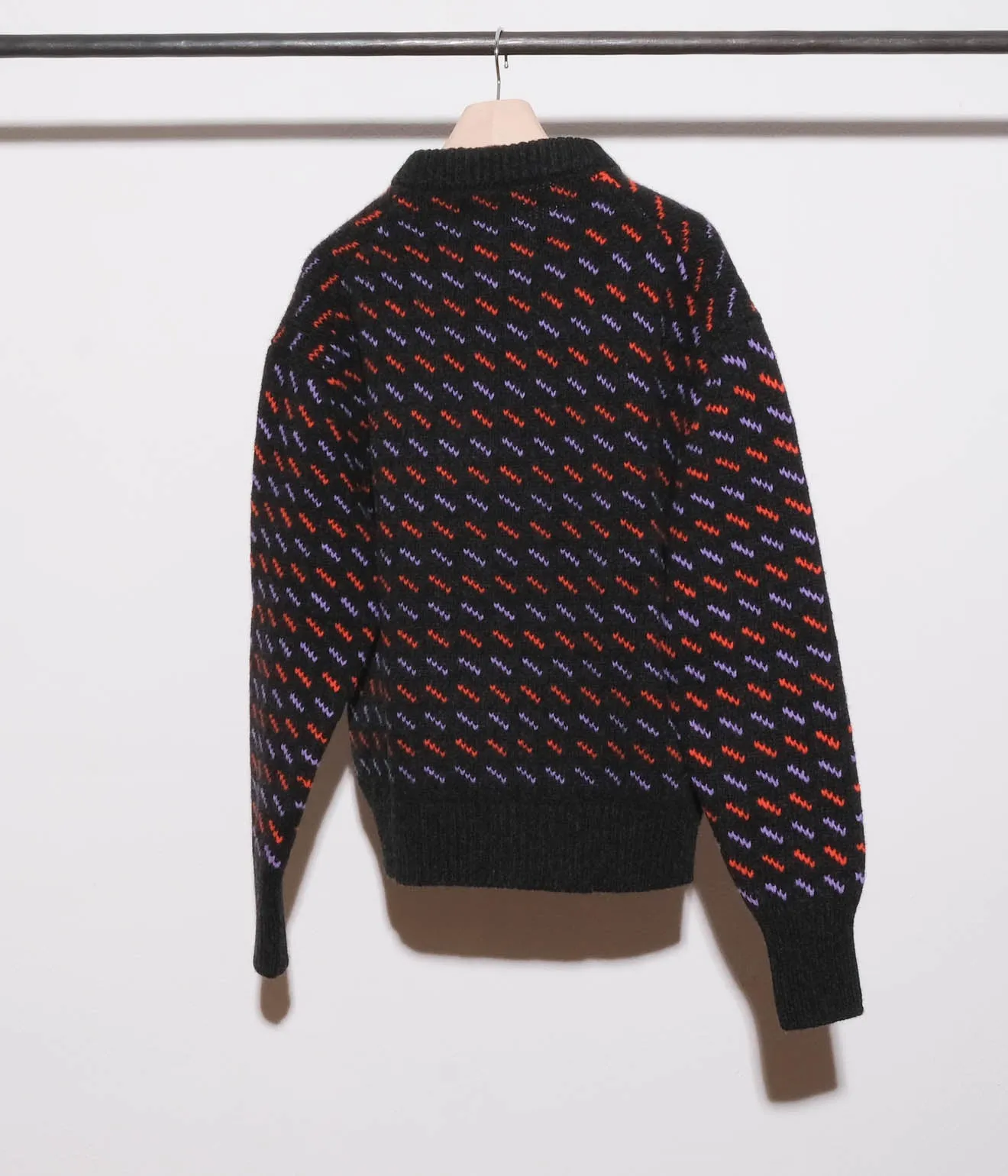 Corgi for Lakewood Clothing "Birdseye Sweater" (Charcoal)