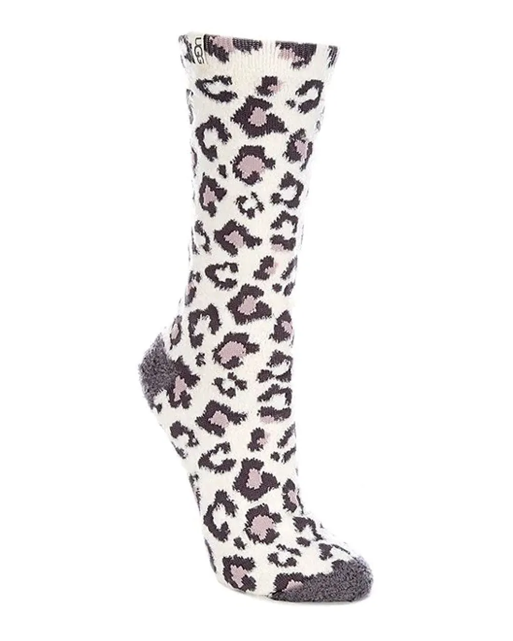 Cream Leopard Leslie Cozy Sock