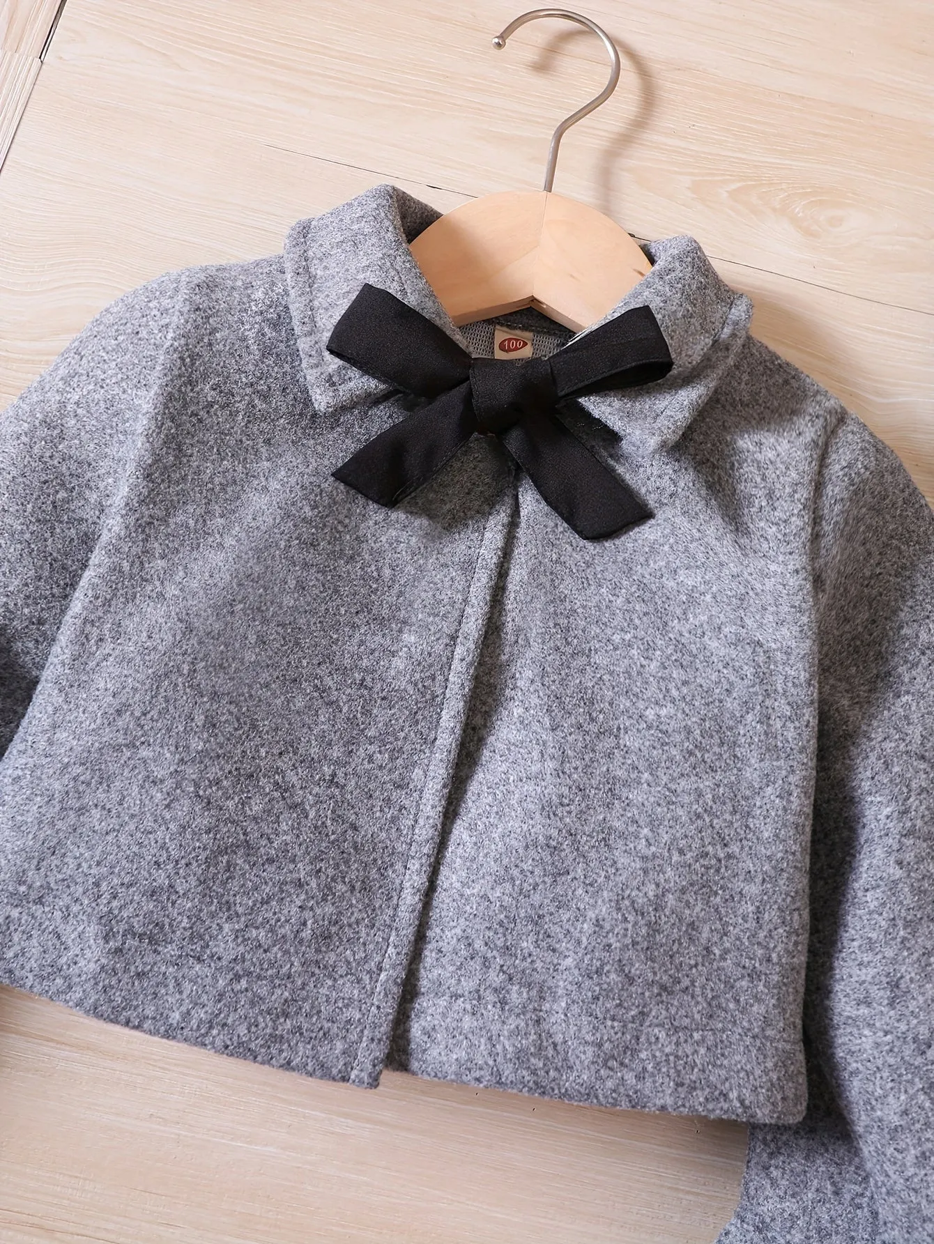 Elegant Girls' Outfit Set – Sleeveless Dress, Long-Sleeve Coat, and Beret