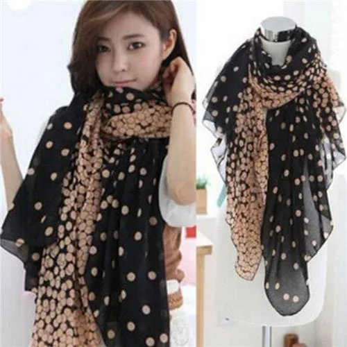 Fashion Trendy Women's Long Print Scarf