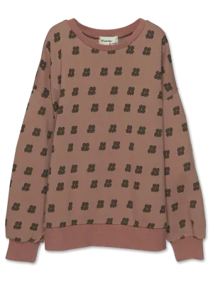 FLORAL SWEATSHIRT-Cinnamon Floral