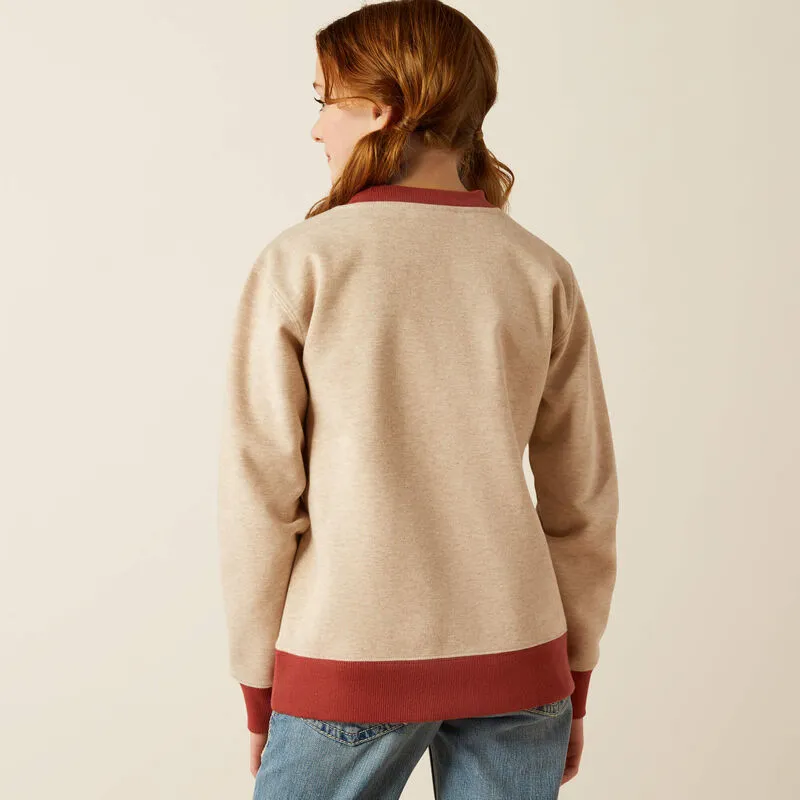 Girls Ariat Bronc Junior Sweatshirt - 10053886
