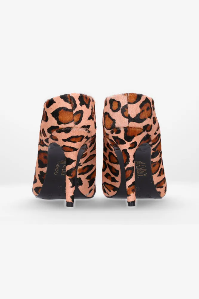 Hey Monday Penelope Blush Leopard High Heel