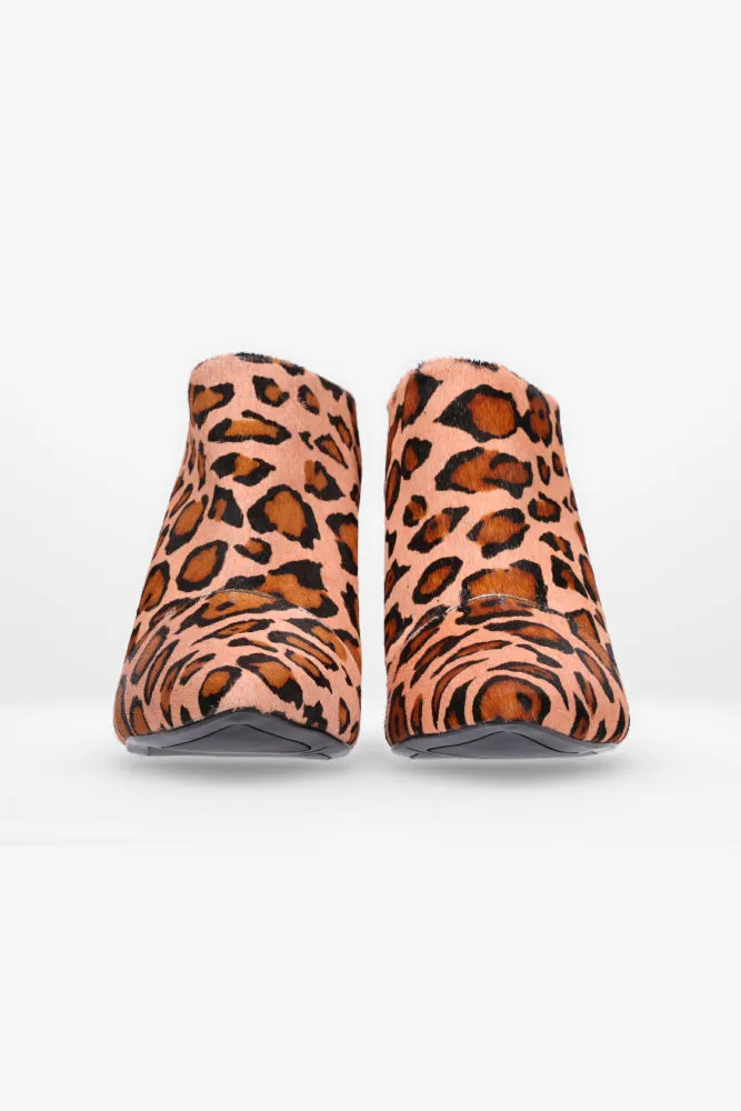 Hey Monday Penelope Blush Leopard High Heel