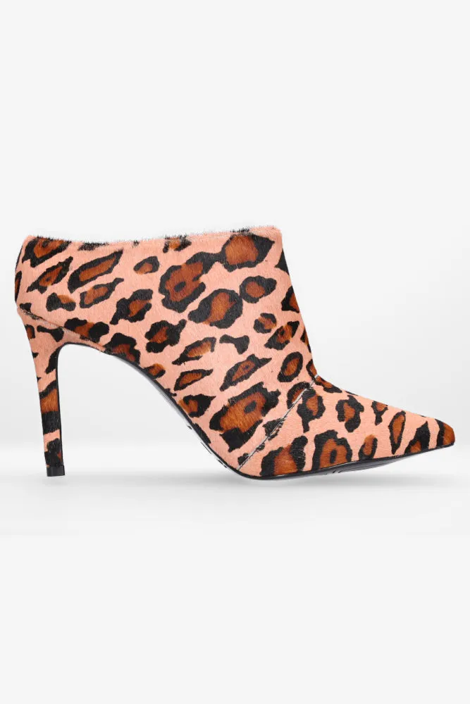 Hey Monday Penelope Blush Leopard High Heel