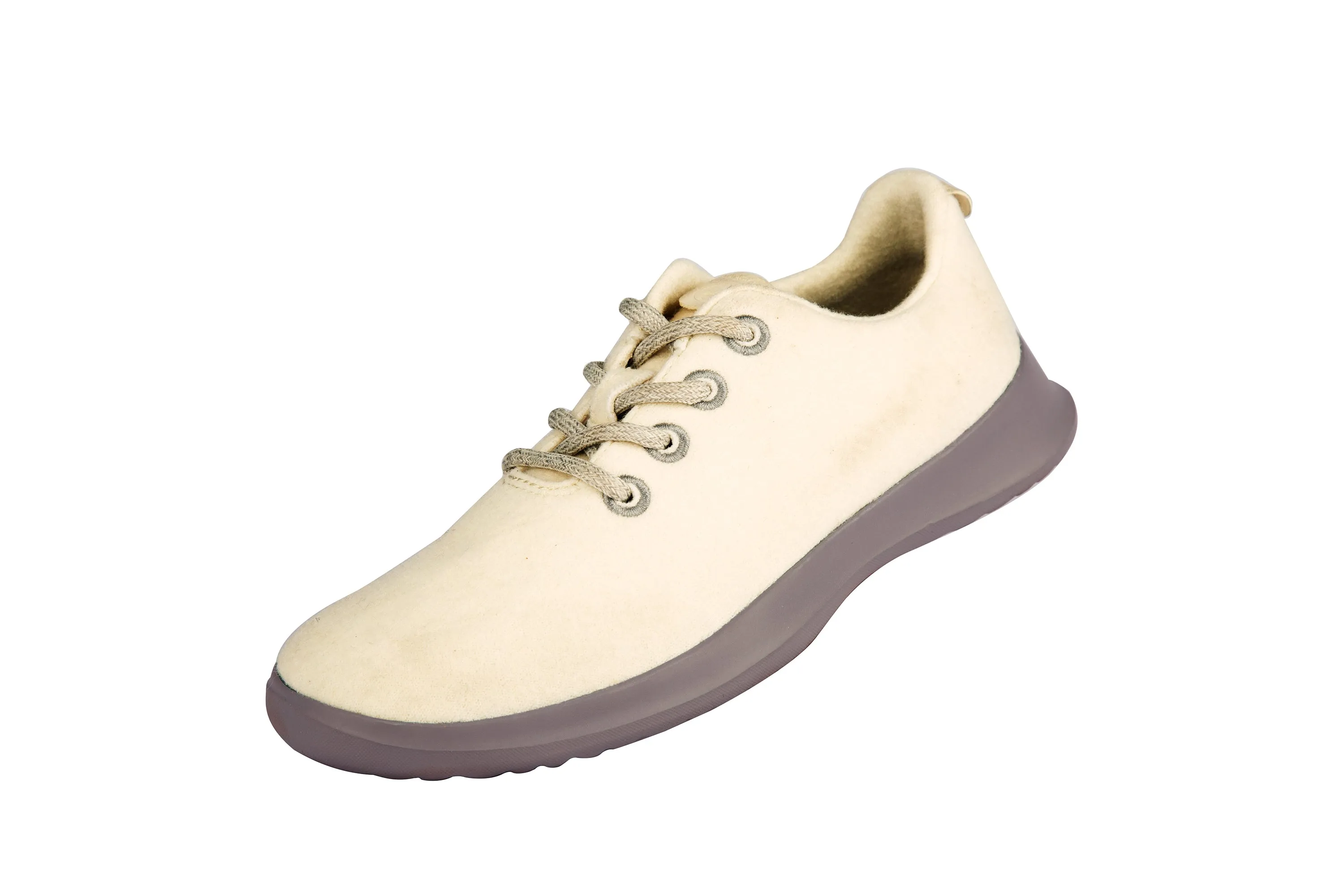 Lace-Up Cashmere Graphene Sole Running Shoes
