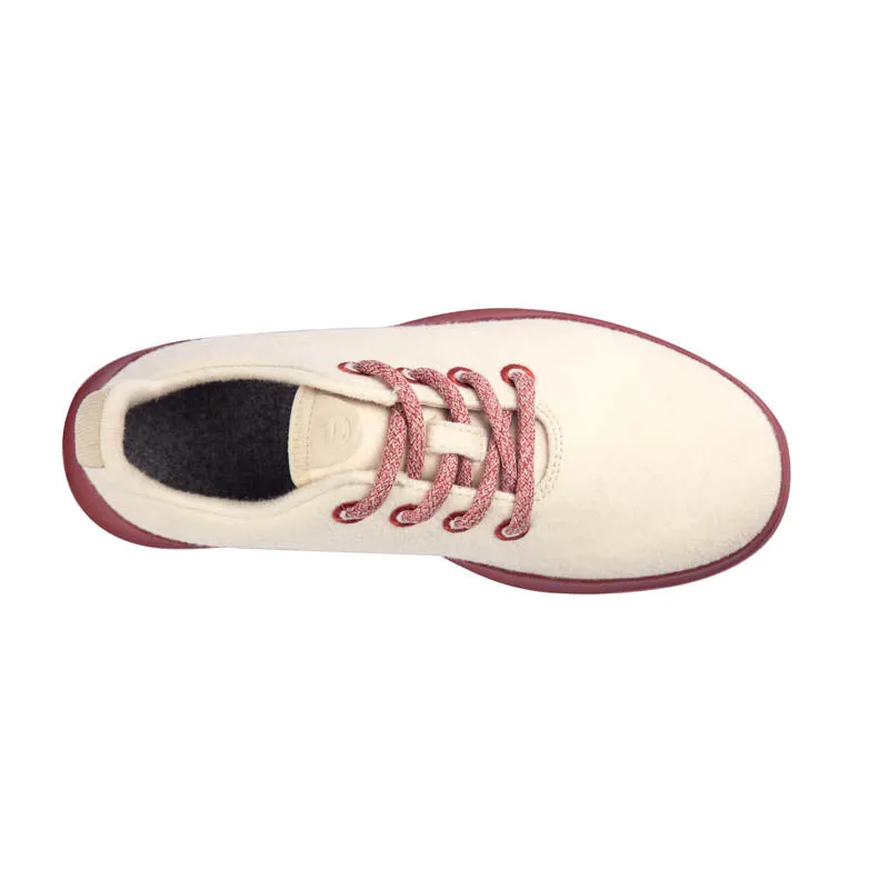 Lace-Up Cashmere Graphene Sole Running Shoes