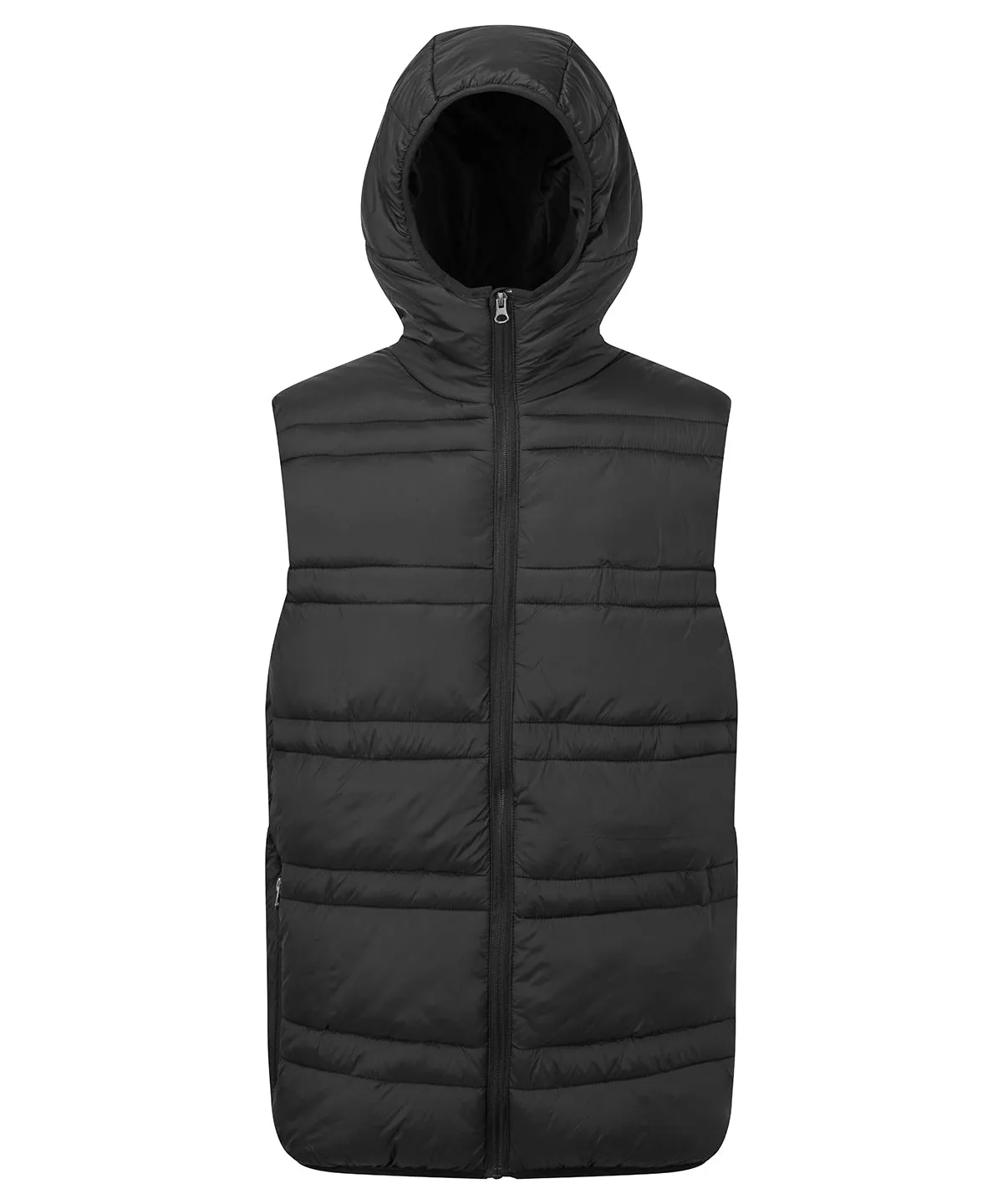 Latitude hooded bodywarmer | Black