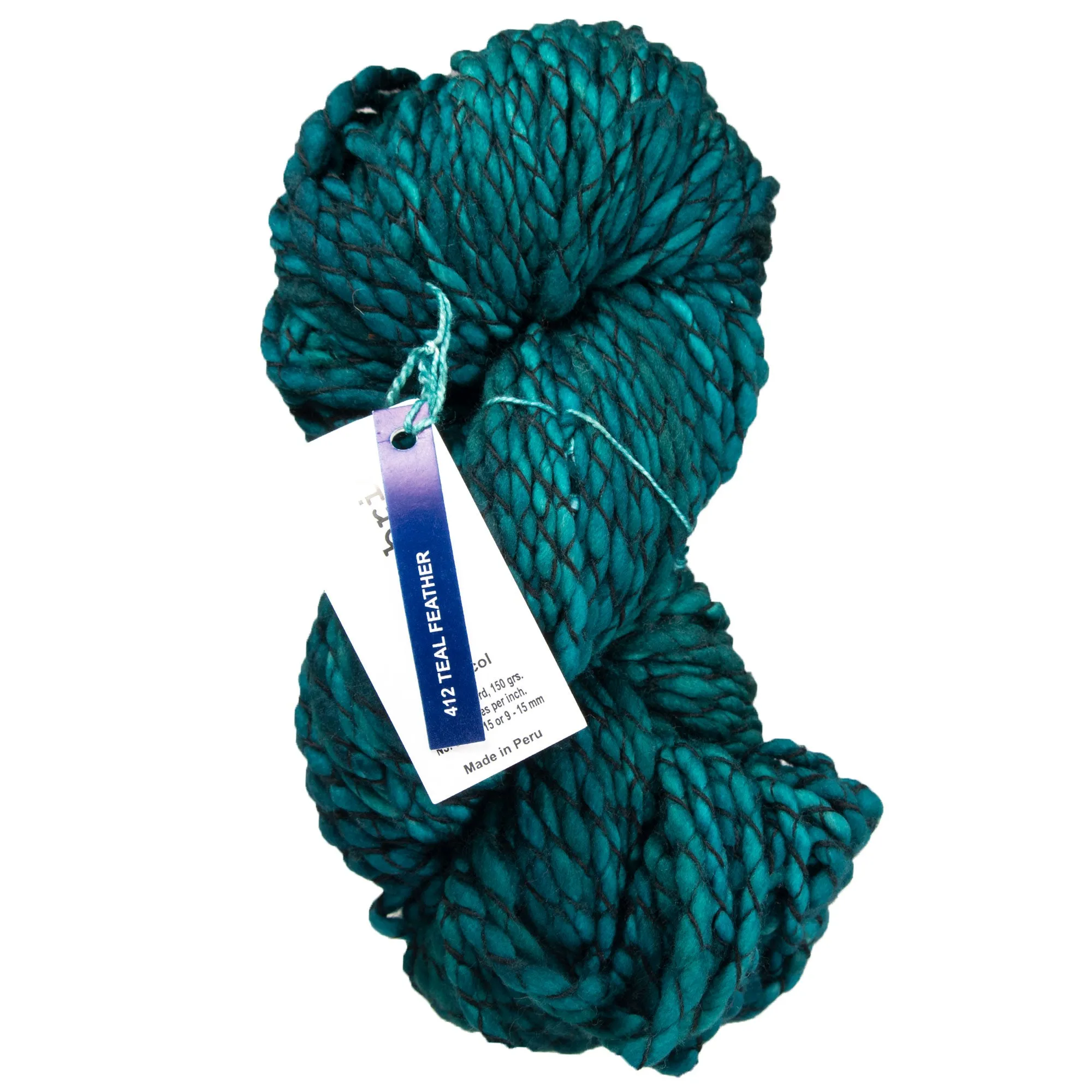 Malabrigo Caracol Yarn - 412 Teal Feather