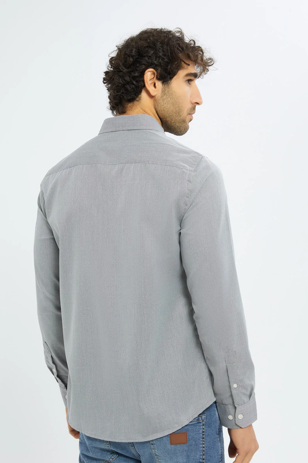 Men Green Formal Shirt