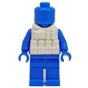 Minifig White Tactical Vest 3