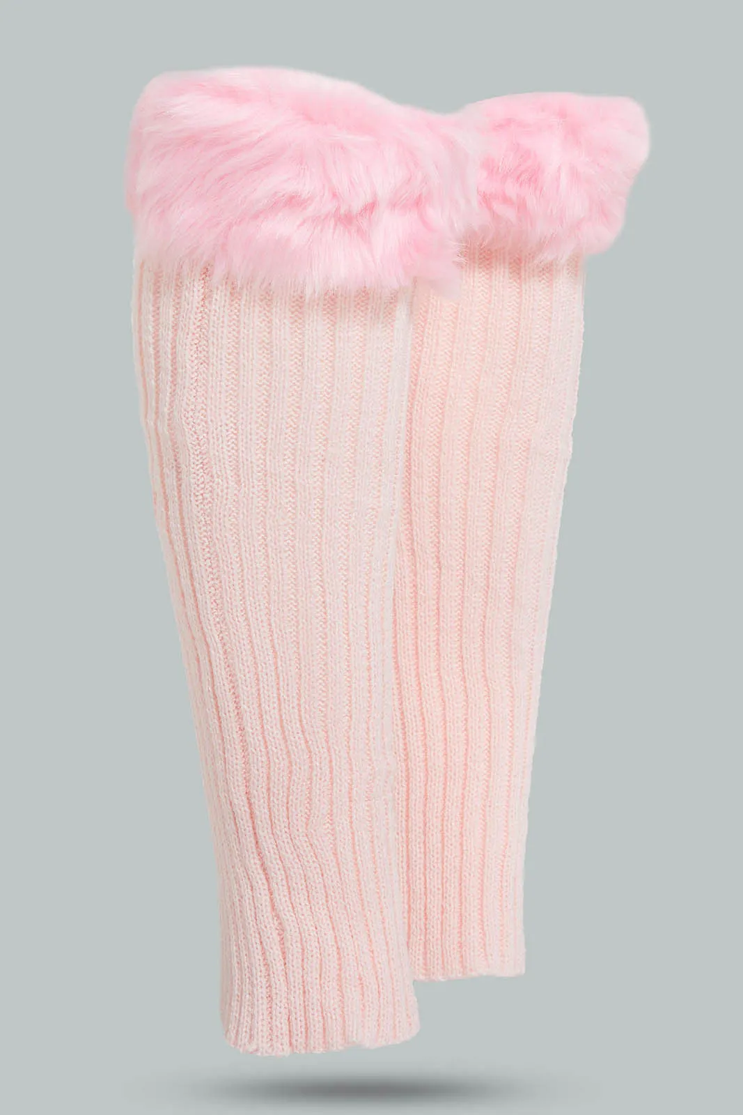 Pink Knitted Legwarmer