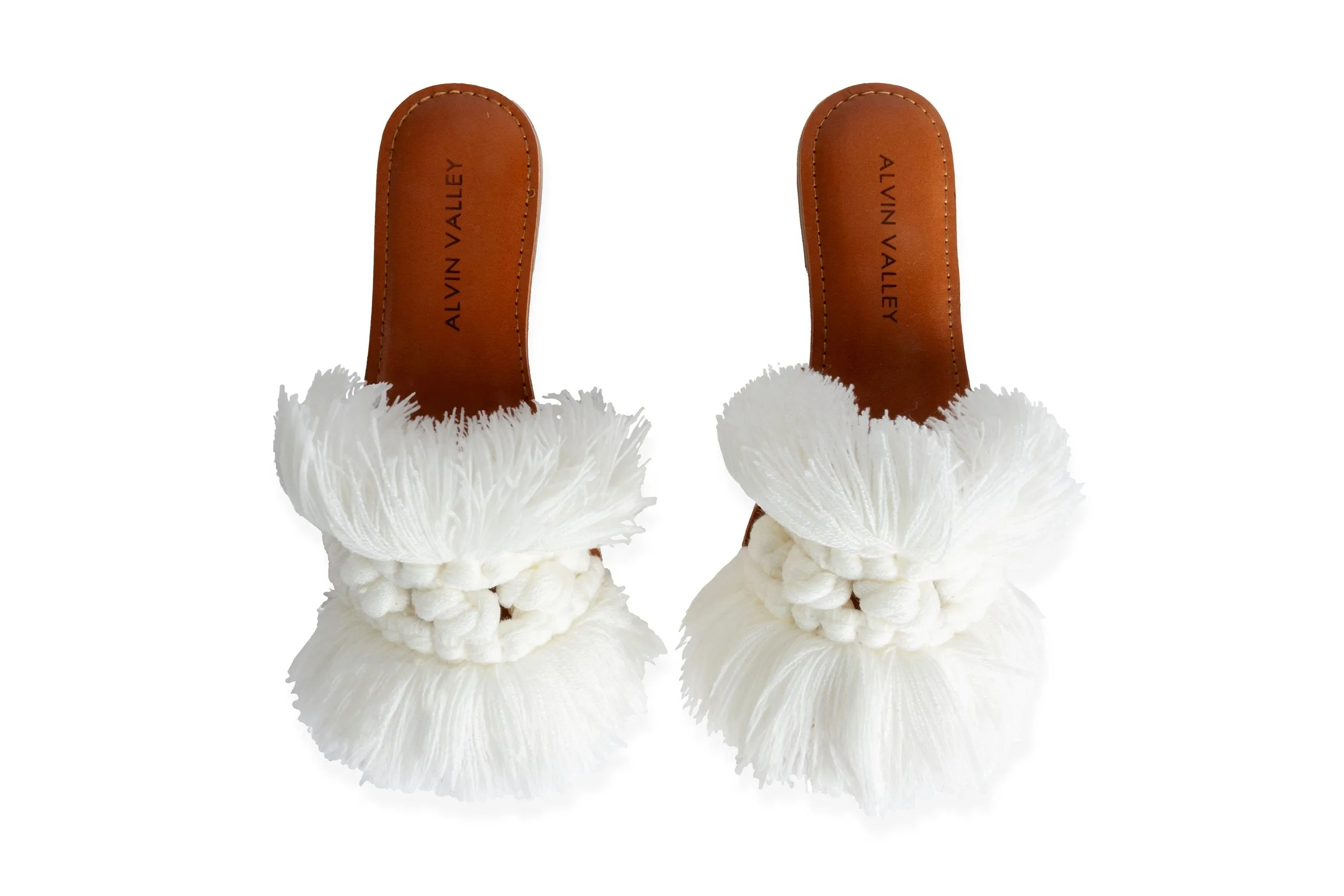 POM POM Slides - White