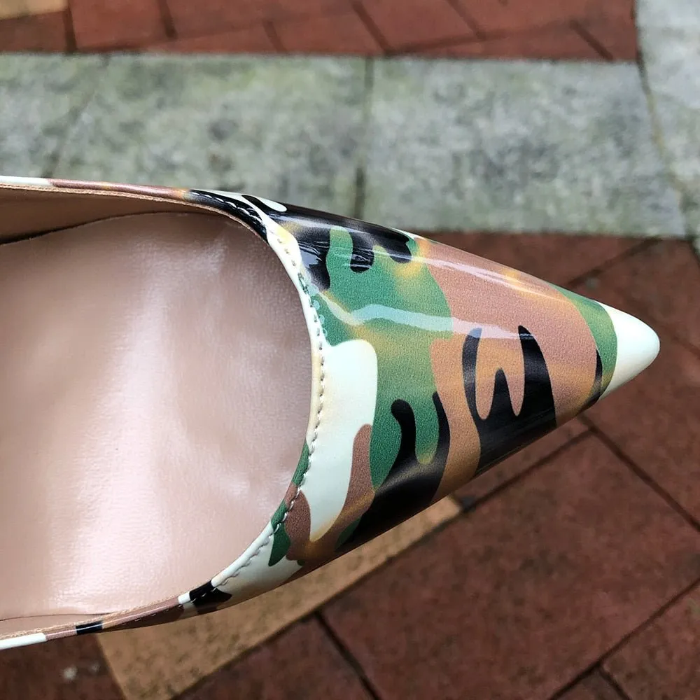 Pre Order:  Green Camouflage Pumps