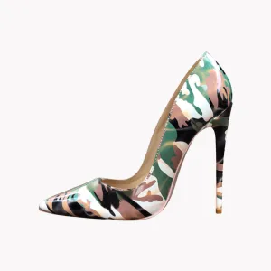 Pre Order:  Green Camouflage Pumps