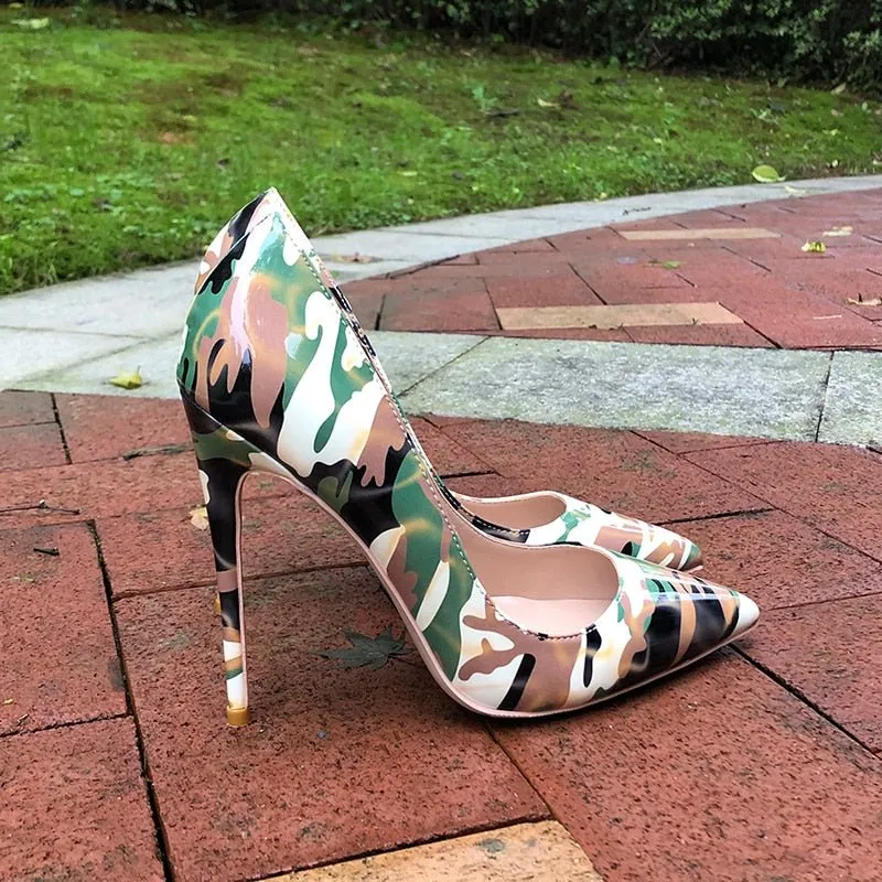 Pre Order:  Green Camouflage Pumps