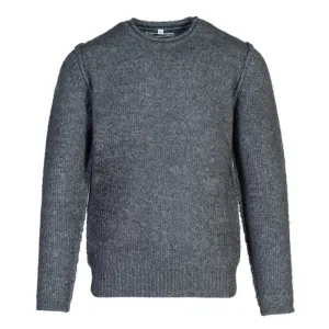 Rolled Edge Sweater | Charcoal