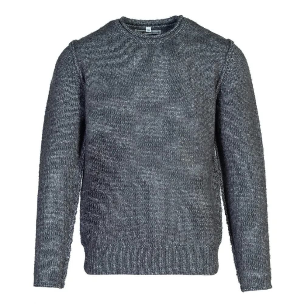 Rolled Edge Sweater | Charcoal