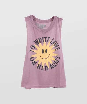 Shine Racerback Cropped Tank