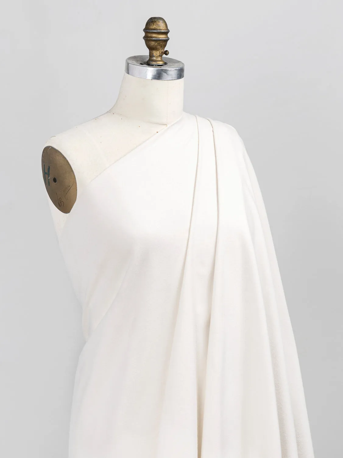 Solid Cotton Flannel Twill - Cream
