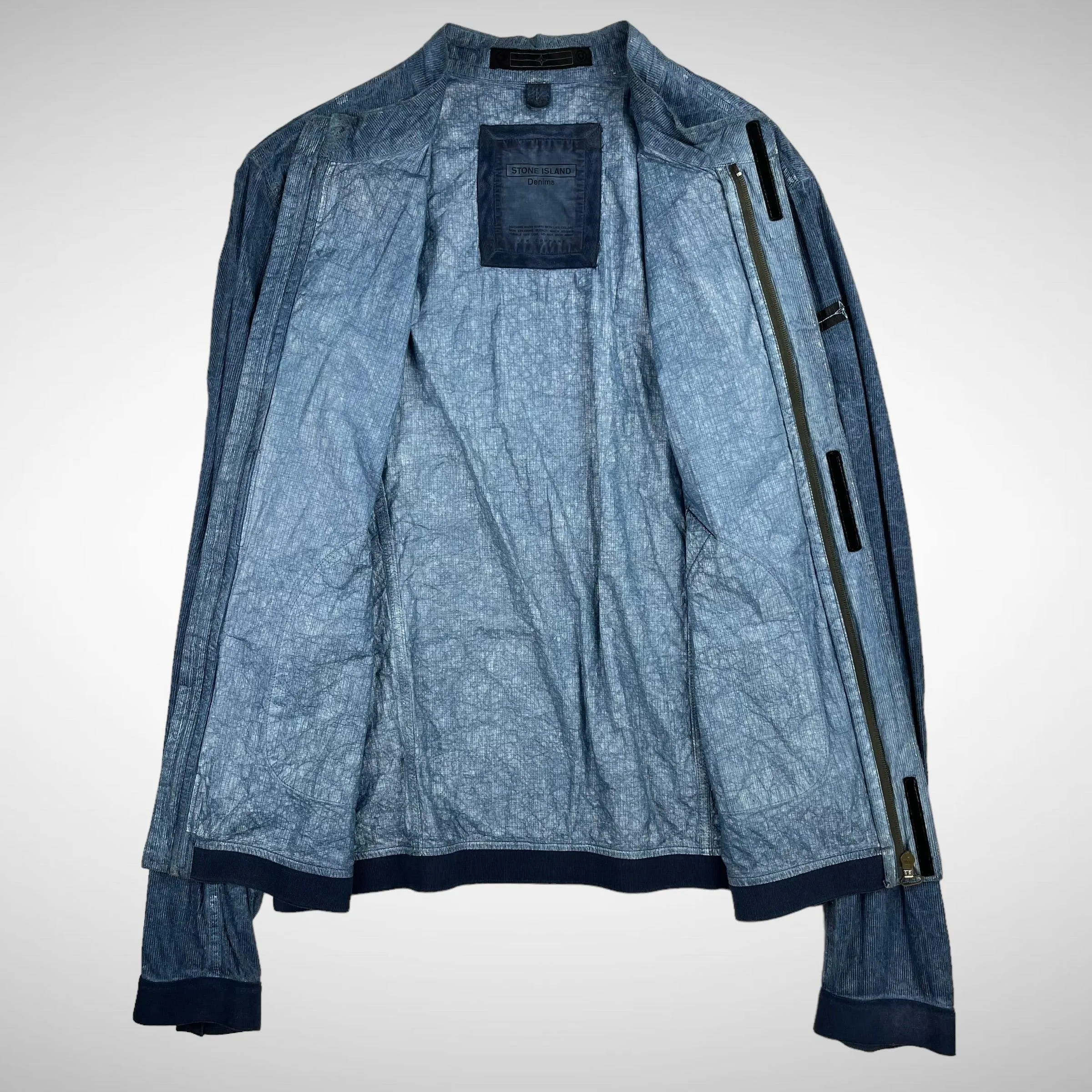 Stone Island Denims Tyvek Lightweight Biker Jacket (SS09)