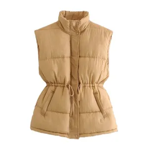 THICK WARM PARKAS VEST COAT