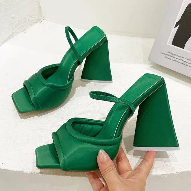 Triangle High Heel  Sandal
