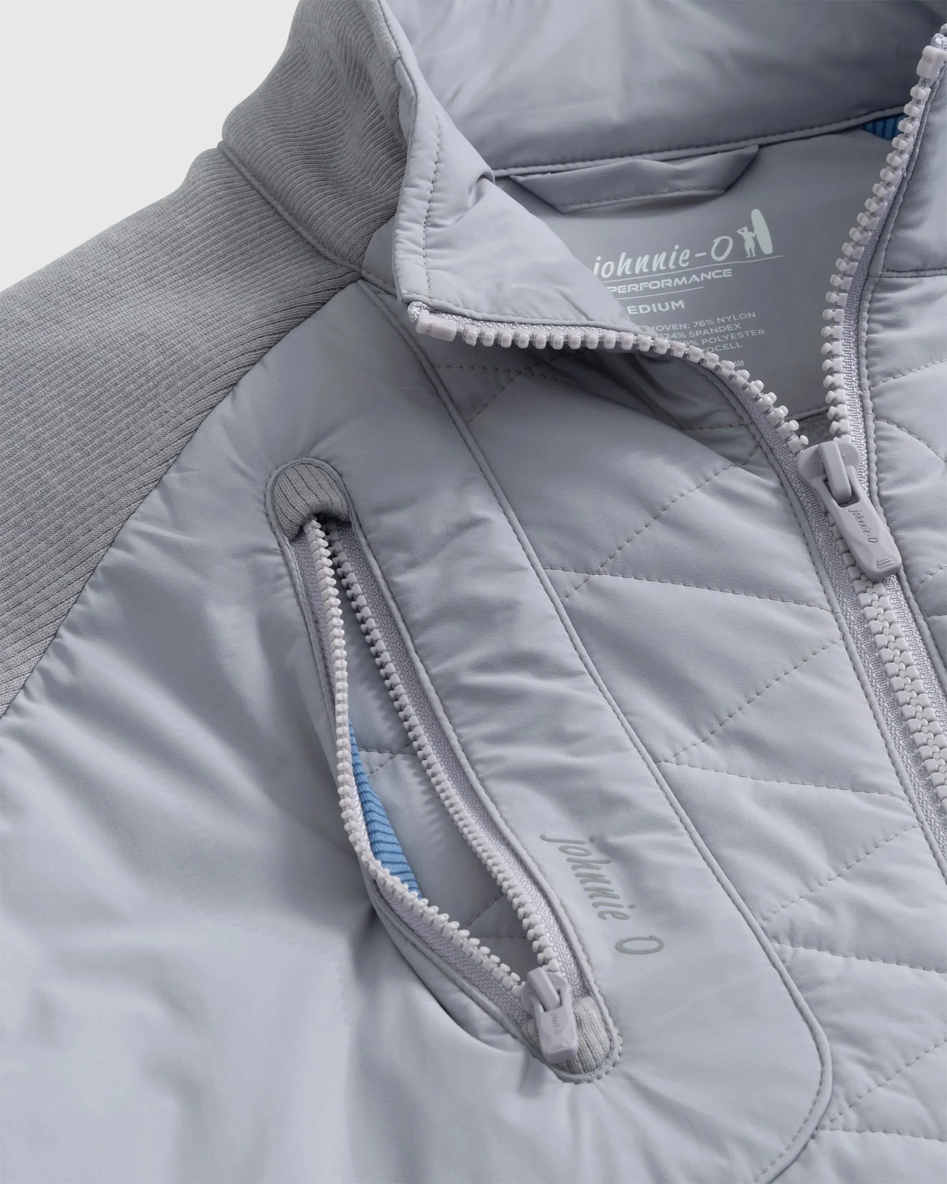 Weller Lightweight Performance Fleece Jacket in Seal by Johnnie-O