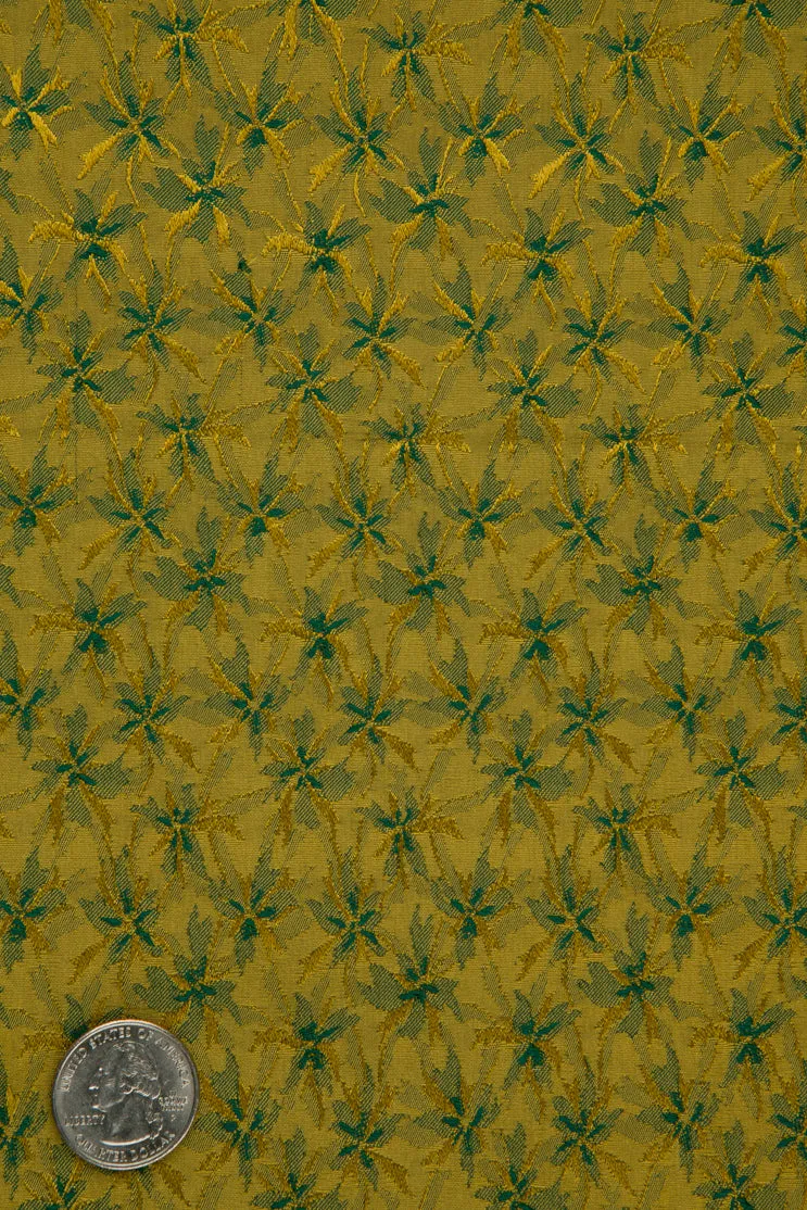 Yellow-Green 097 Silk Jacquard