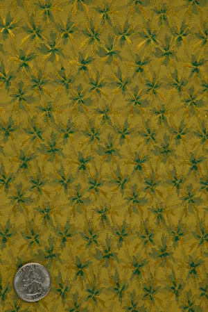 Yellow-Green 097 Silk Jacquard